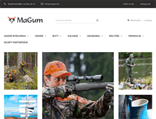 Tablet Screenshot of magum.pl